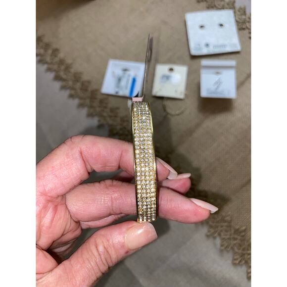 NWT 5 Piece Mixed Name Brand Jewelry Lot Ring Earrings Bracelets - Picture 9 of 10